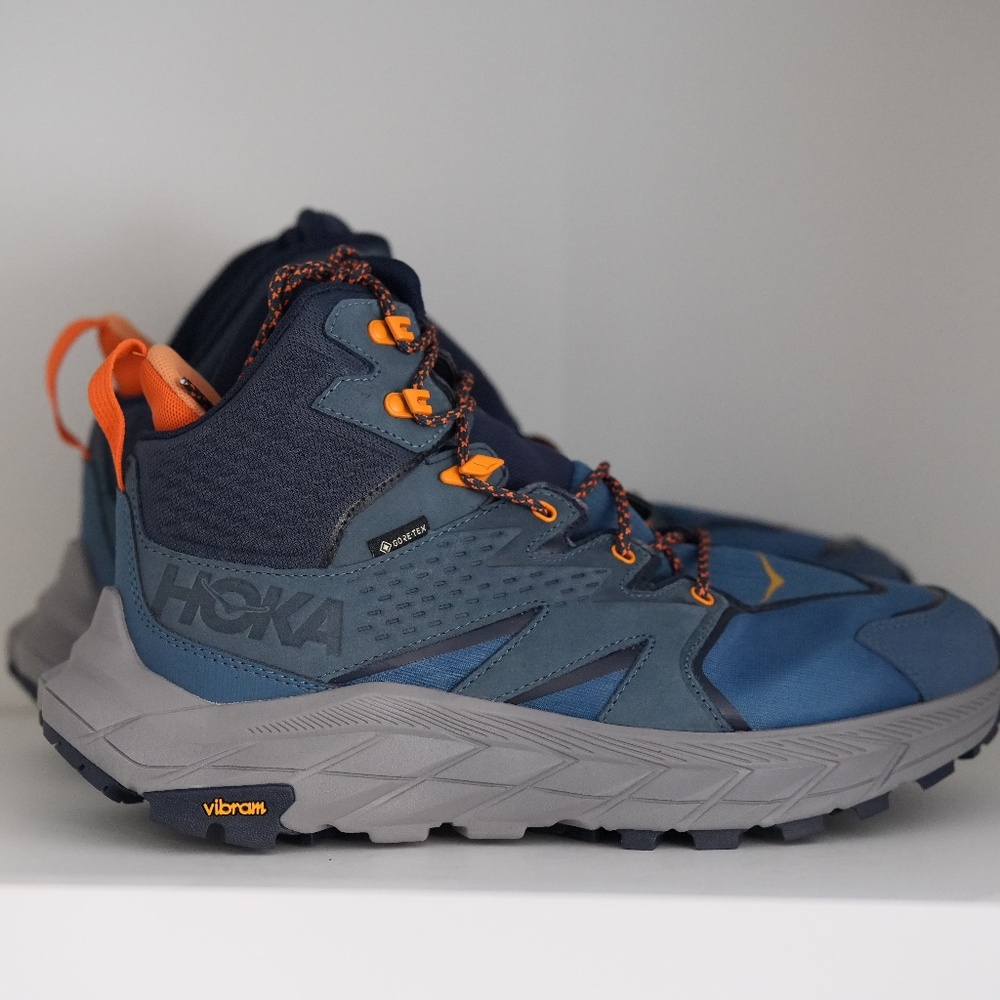Hoka Men Anacapa Mid GTX Gore-Tex Hiking Boots Real Teal/Outer Space US 11.5